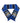 NAVY, ROYAL & WHITE BAR SCARF 26/27