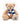 KILLIE TEDDY WITH BAR SCARF