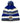 ROYAL & WHITE MARL BOBBLE HAT