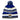 ROYAL & WHITE MARL BOBBLE HAT