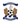 Logo of Kilmarnock F.C. featuring two squirrels and a soccer ball with a blue banner and text.