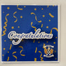CONGRATS SMALL CREST CARD