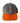 GREY & ORANGE SUEDE COTTON CAP