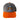 GREY & ORANGE SUEDE COTTON CAP