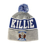 KILLE GREY BOBBLE HAT 