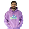 OFFXKILLIE ADULT MAGENTA LILAC BEAR HOODIE