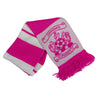 PINK & WHITE BAR SCARF