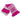 PINK & WHITE BAR SCARF