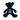 NAVY BEANIE BEAR 