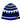ROYAL & NAVY DECO BEANIE