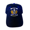 NAVY SUEDE BASEBALL CAP  Thumbnail