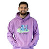 OFFXKILLIE ADULT MAGENTA LILAC BEAR HOODIE Thumbnail