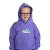 OFFXKILLIE KIDS MAGENTA LILAC BEAR HOODIE Thumbnail