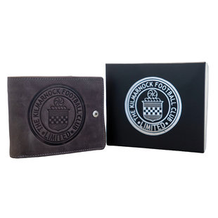 View the 1906 GREY EMBOSSED LEATHER WALLET online at Kilmarnock Football Club