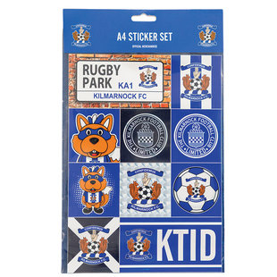 View the A4 STICKER SET online at Kilmarnock Football Club