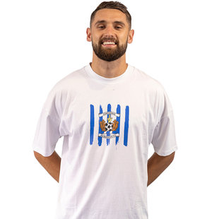 View the ADULT WHITE YNTTK CREST TEE online at Kilmarnock Football Club
