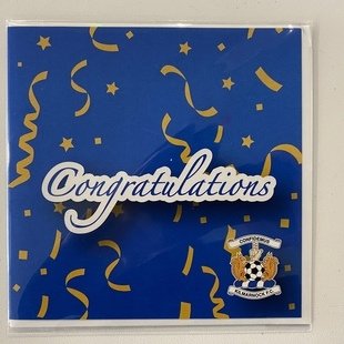 View the CONGRATS SMALL CREST CARD online at Kilmarnock Football Club