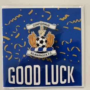 View the GOOD LUCK CARD online at Kilmarnock Football Club