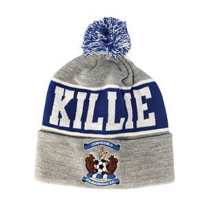 View the KILLE GREY BOBBLE HAT  online at Kilmarnock Football Club