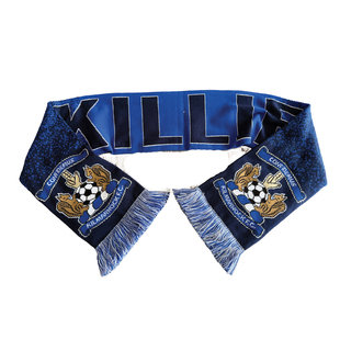 View the KILLIE DARK SPECKLE JACQUARD SCARF online at Kilmarnock Football Club