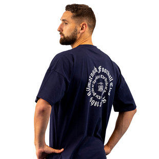 View the NAVY OLDE FONT GRAPHIC TEE online at Kilmarnock Football Club