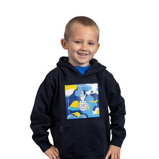 View the OFFXKILLIE KIDS OXFORD BLUE CAMO HOODIE online at Kilmarnock Football Club