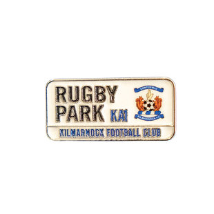 View the RUGBY PARK STREET SIGN METAL PIN BADGE online at Kilmarnock Football Club