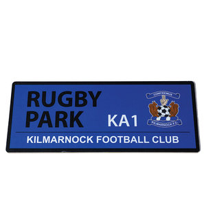 View the WOODEN STREET SIGN  online at Kilmarnock Football Club