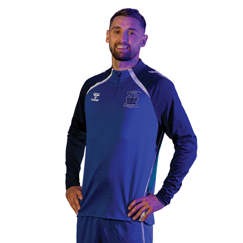 ADULT TRAINING ROYAL HALF ZIP 
